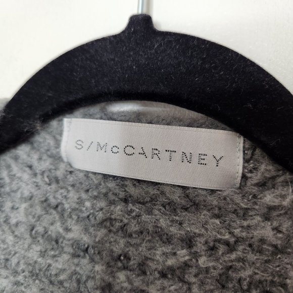 STELLA MCCARTNEY Grey Knit Oversized Long Sweater - Picture 4 of 5